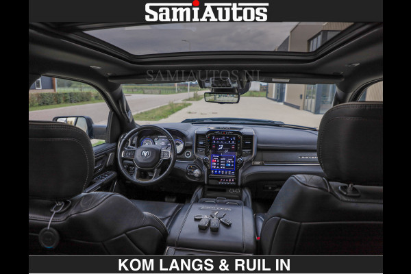 Dodge Ram LIMITED 5.7 V8 HEMI | TOP STAAT | BOM VOL | HUD | LUCHTVERING | STRIPING | BREDE WIELEN | OPEN UITLAAT KLEP | ADAPTIVE | PANO |  CREW CAB | DUBBELE CABINE | 5 PERSOONS |