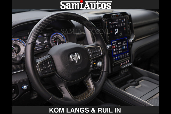Dodge Ram LIMITED 5.7 V8 HEMI | TOP STAAT | BOM VOL | HUD | LUCHTVERING | STRIPING | BREDE WIELEN | OPEN UITLAAT KLEP | ADAPTIVE | PANO |  CREW CAB | DUBBELE CABINE | 5 PERSOONS |