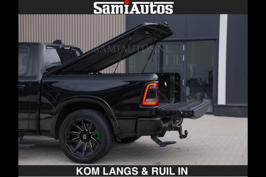 Dodge Ram LIMITED 5.7 V8 HEMI | TOP STAAT | BOM VOL | HUD | LUCHTVERING | STRIPING | BREDE WIELEN | OPEN UITLAAT KLEP | ADAPTIVE | PANO |  CREW CAB | DUBBELE CABINE | 5 PERSOONS |