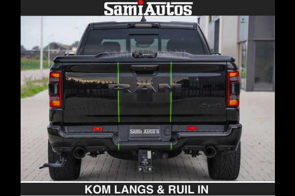 Dodge Ram LIMITED 5.7 V8 HEMI | TOP STAAT | BOM VOL | HUD | LUCHTVERING | STRIPING | BREDE WIELEN | OPEN UITLAAT KLEP | ADAPTIVE | PANO |  CREW CAB | DUBBELE CABINE | 5 PERSOONS |