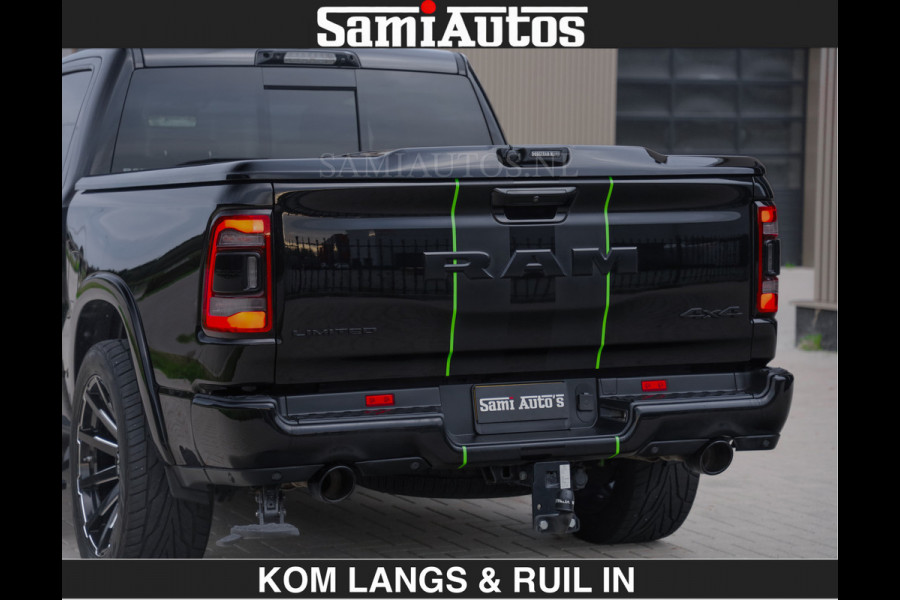 Dodge Ram LIMITED 5.7 V8 HEMI | TOP STAAT | BOM VOL | HUD | LUCHTVERING | STRIPING | BREDE WIELEN | OPEN UITLAAT KLEP | ADAPTIVE | PANO |  CREW CAB | DUBBELE CABINE | 5 PERSOONS |
