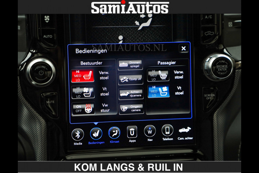 Dodge Ram LIMITED 5.7 V8 HEMI | TOP STAAT | BOM VOL | HUD | LUCHTVERING | STRIPING | BREDE WIELEN | OPEN UITLAAT KLEP | ADAPTIVE | PANO |  CREW CAB | DUBBELE CABINE | 5 PERSOONS |