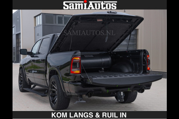 Dodge Ram LIMITED 5.7 V8 HEMI | TOP STAAT | BOM VOL | HUD | LUCHTVERING | STRIPING | BREDE WIELEN | OPEN UITLAAT KLEP | ADAPTIVE | PANO |  CREW CAB | DUBBELE CABINE | 5 PERSOONS |