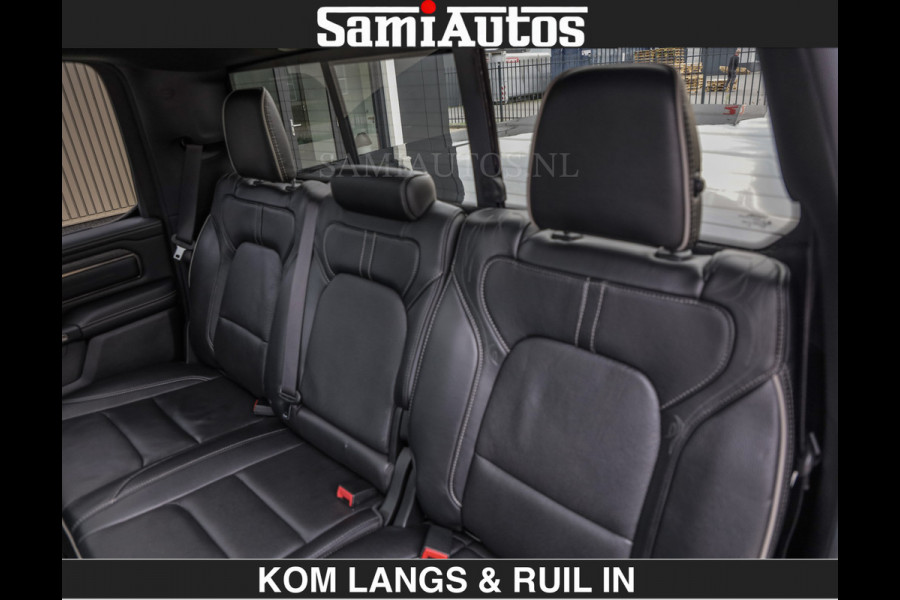 Dodge Ram LIMITED 5.7 V8 HEMI | TOP STAAT | BOM VOL | HUD | LUCHTVERING | STRIPING | BREDE WIELEN | OPEN UITLAAT KLEP | ADAPTIVE | PANO |  CREW CAB | DUBBELE CABINE | 5 PERSOONS |