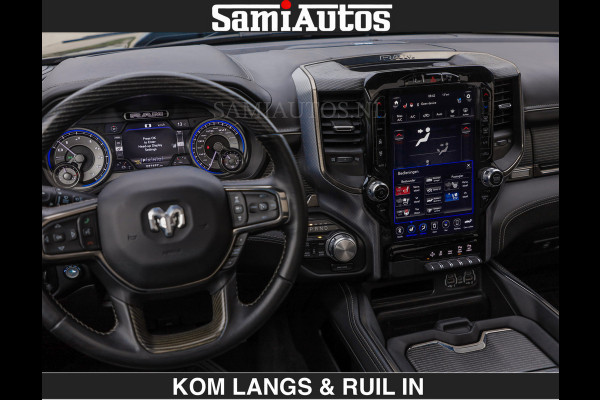 Dodge Ram LIMITED 5.7 V8 HEMI | TOP STAAT | BOM VOL | HUD | LUCHTVERING | STRIPING | BREDE WIELEN | OPEN UITLAAT KLEP | ADAPTIVE | PANO |  CREW CAB | DUBBELE CABINE | 5 PERSOONS |