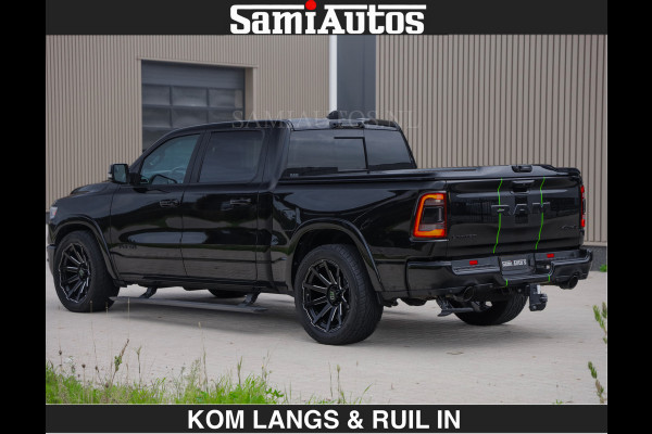 Dodge Ram LIMITED 5.7 V8 HEMI | TOP STAAT | BOM VOL | HUD | LUCHTVERING | STRIPING | BREDE WIELEN | OPEN UITLAAT KLEP | ADAPTIVE | PANO |  CREW CAB | DUBBELE CABINE | 5 PERSOONS |