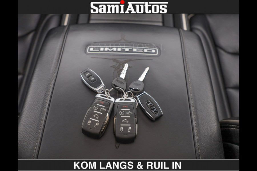 Dodge Ram LIMITED 5.7 V8 HEMI | TOP STAAT | BOM VOL | HUD | LUCHTVERING | STRIPING | BREDE WIELEN | OPEN UITLAAT KLEP | ADAPTIVE | PANO |  CREW CAB | DUBBELE CABINE | 5 PERSOONS |