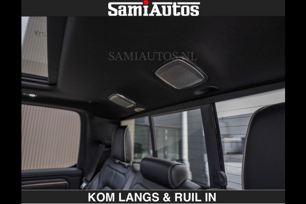 Dodge Ram LIMITED 5.7 V8 HEMI | TOP STAAT | BOM VOL | HUD | LUCHTVERING | STRIPING | BREDE WIELEN | OPEN UITLAAT KLEP | ADAPTIVE | PANO |  CREW CAB | DUBBELE CABINE | 5 PERSOONS |