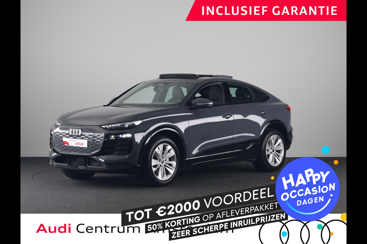 Audi Q6 Sportback e-tron Advanced edition 83 kWh 252 pk | Verlengde garantie | Navigatie | Warmtepomp | Panoramadak | Parkeersensoren (Park assist) | Rondomzicht camera | Stoelverwarming v/a |