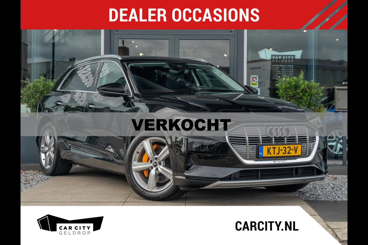 Audi e-tron 55 quattro 408pk Advanced 95 kWh / Fabrieksgarantie 01-2028 / Trekhaak / B&O / Memory