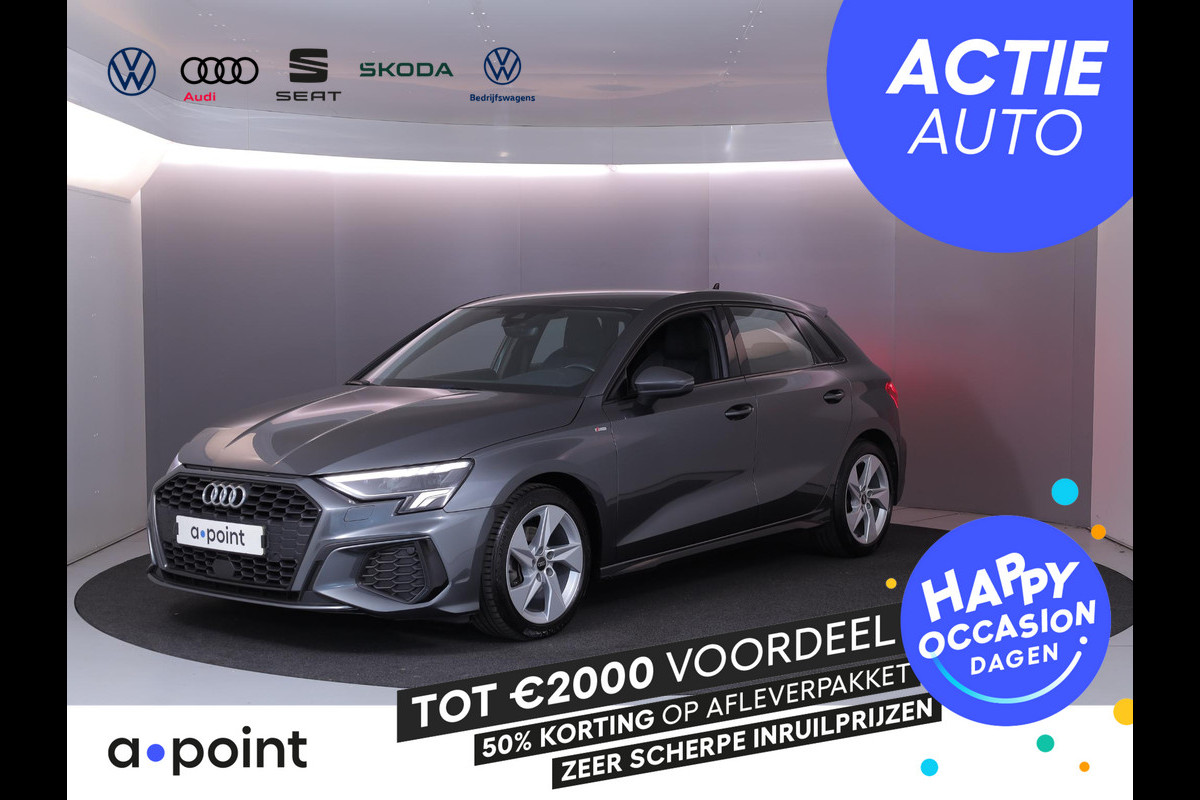 Audi A3 Sportback 30 TFSI S edition 110 pk S-tronic | Navigatie | Parkeersensoren achter | LED koplampen | Apple Carplay/Android Auto | S-Line |