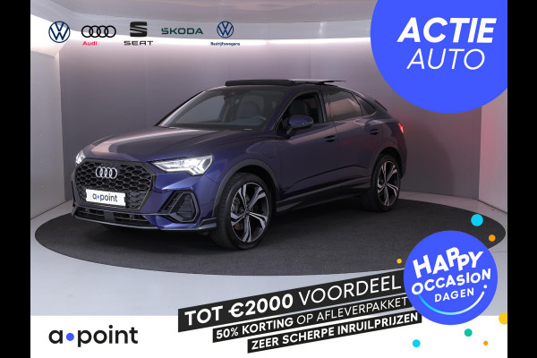 Audi Q3 Sportback 45 TFSI e S Edition 245 pk S-tronic | Navigatie | Panoramadak | Parkeersensoren | Achteruitrijcamera | Adaptieve cruise control | Lichtmetalen velgen 20" | S-line interieur