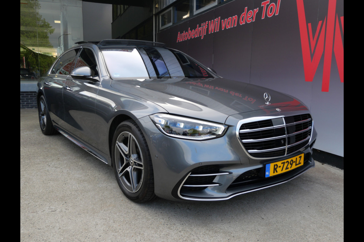 Mercedes-Benz S-Klasse 580e LANG | AMG | PANO | SOFTCLOSE | NL-AUTO | MASSAGE | 3D DISPLAY | LUCHTVERING!!