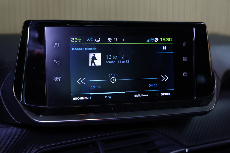 Peugeot e-208 EV Blue Lease Allure 50 kWh AVM CARPLAY VIRTUAL KEYLESS CLIMA CAMERA CRUISE PARK ASS BT"21