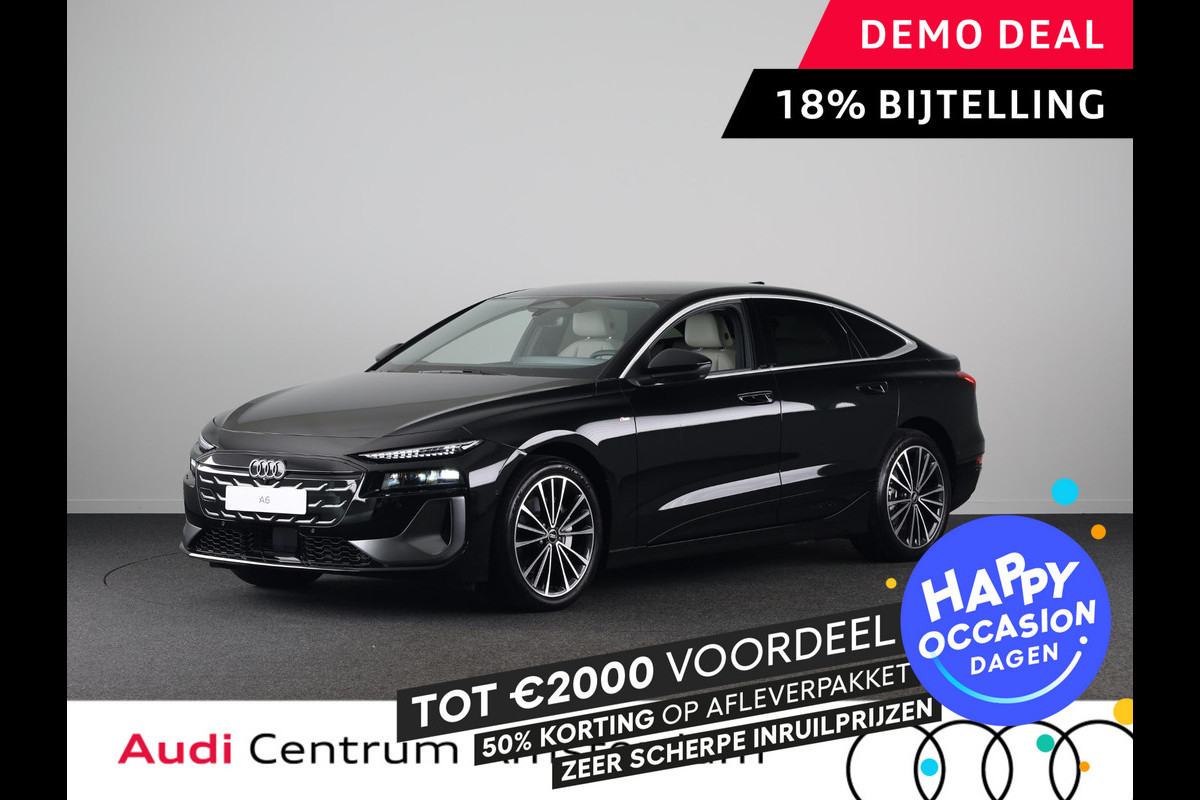Audi A6 Sportback e-tron Advanced edition 100kWh performance 367pk |Winterpakket | Beige leder interieur | Privacy glass | Tech pro | MMI Bijrijdersscherm