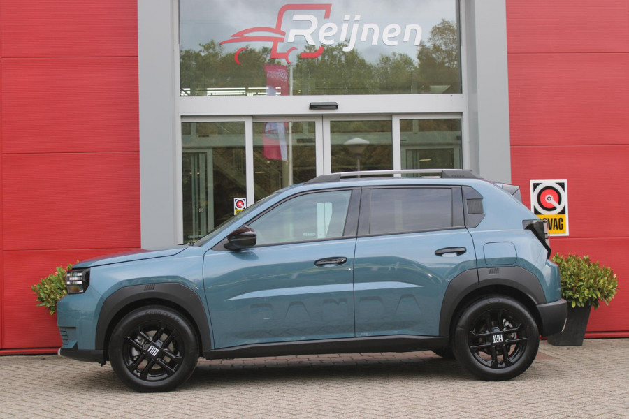 Fiat Grande Panda 1.2 Hybrid 110PK AUTOMAAT ICON | PACK STYLE: 16" LICHTMETALEN VELGEN HOOGGLANS ZWART, DAKRAILS ZWART, EXTRA GETINTE ACHTERRUITEN, IN HOOGTE VERSTELBARE PASSAGIERSSTOEL, MIDDENARMSTEUN, STYLE VOOR EN ACHTERBUMPER, STYLE DASHBOARD) | CRUISE CONTROL | DAB+ RADIO | APPLE CARPLAY/ANDROID AUTO |
