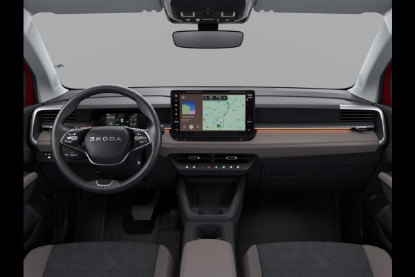 Škoda Epiq Business Launch Edition 56 kWh 211 pk | Interieur 'Suite' | Light & View Pakket | Panorama Dak | Trekhaak | Velgen: 19" lichtmetalen velgen Lark, zwart