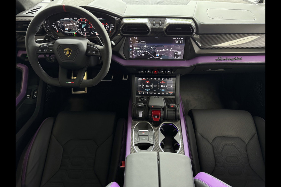 Lamborghini Urus 4.0 V8 SE 800 PK VOL OPTIES/CARBON /AD PERSONAM/ VIOLA MITHRAS/ PANO / MASSAGE phev . Viola Mithras