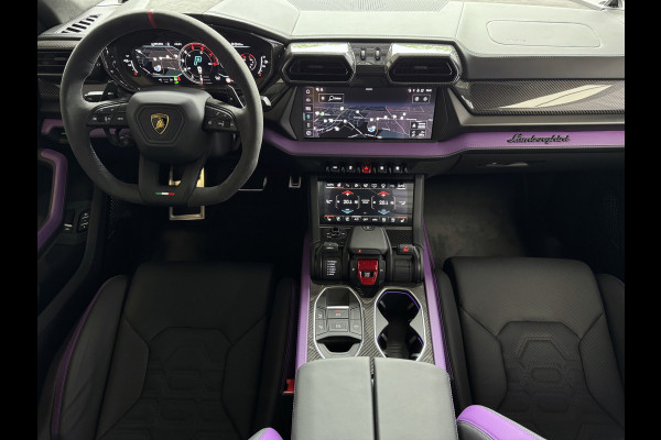 Lamborghini Urus 4.0 V8 SE 800 PK VOL OPTIES/CARBON /AD PERSONAM/ VIOLA MITHRAS/ PANO / MASSAGE phev . Viola Mithras