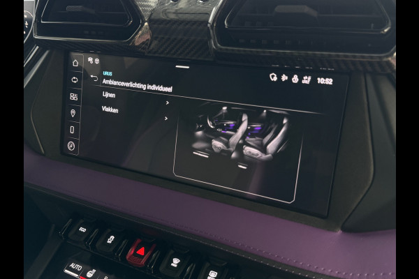 Lamborghini Urus 4.0 V8 SE 800 PK VOL OPTIES/CARBON /AD PERSONAM/ VIOLA MITHRAS/ PANO / MASSAGE phev . Viola Mithras