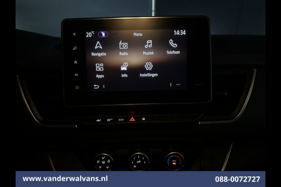 Renault Trafic 2.0 dCi 131pk L2H1 Euro6 Airco | Camera | LED | Navigatie | Apple Carplay | Cruisecontrol Android Auto, Parkeersensoren, Bijrijdersbank