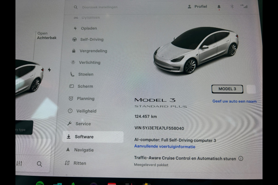 Tesla Model 3 Standard RWD Plus 60 kWh 83,4% SOH 19INCH Rijklaarprijs!