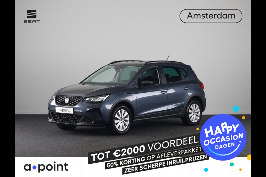 Seat Arona 1.0 TSI Style 95 pk | Navigatie via App | Parkeersensoren achter | Cruise control | LED koplampen | Autom. airco | Apple Carplay/Android Auto |