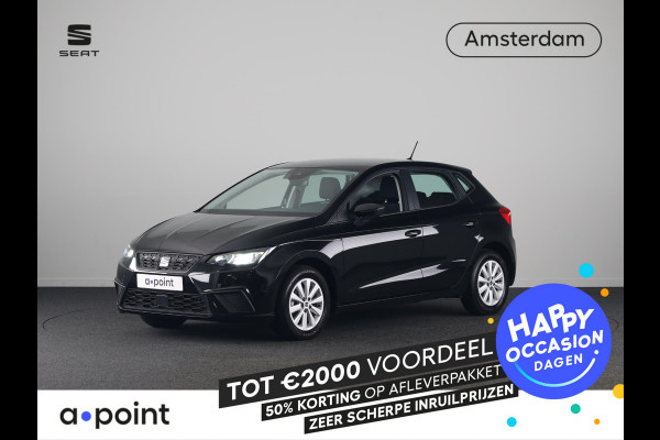 Seat Ibiza 1.0 EcoTSI Style 95 pk | Navigatie via App | Parkeersensoren achter | Autom. airco | Apple Carplay/Android Auto | LED koplampen |
