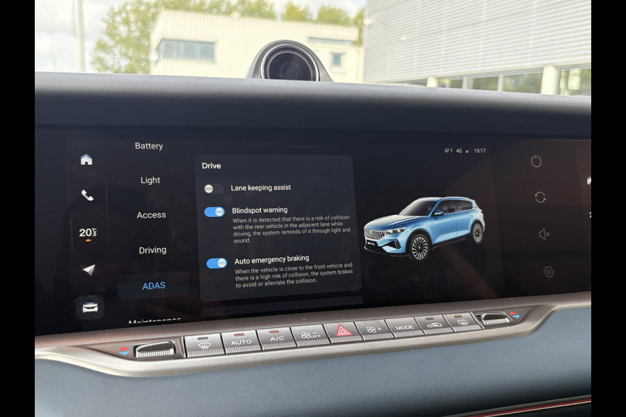 VOYAH Free Flagship 4WD 106 kWh | Panoramadak | Dynaudio Hi-FI | 360° Camera | Luchtvering | Adaptieve Cruise Control | Dodehoekassistent | Elektrisch Verstelbare Stoelen + Massage | Stoelverwarming | Stoelventilatie | Sfeerverlichting |