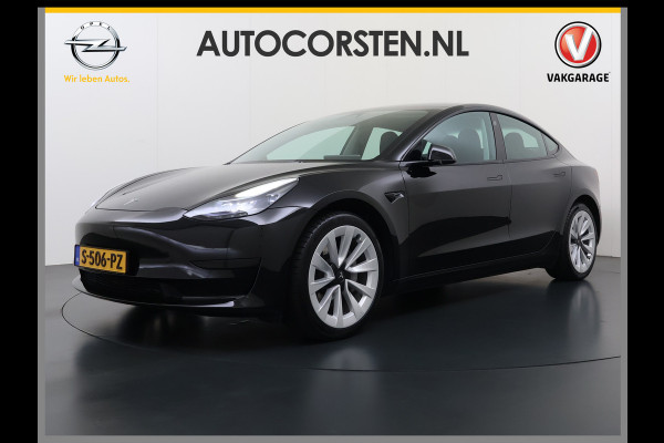 Tesla Model 3 RWD 60kWh Warmtepomp LFP-Accu SOH 91% Traffic Aware Cruise Control+Autom.Sturen Camera's Navi Ecc Stoel+Stuurverwarming Elek.Ach Lmv 19" AMD Ryzen™ Elek.Stoelen+Memory Isofix Regen-Lichtsensor 1e Eigenaar Origineel Nederlandse Auto