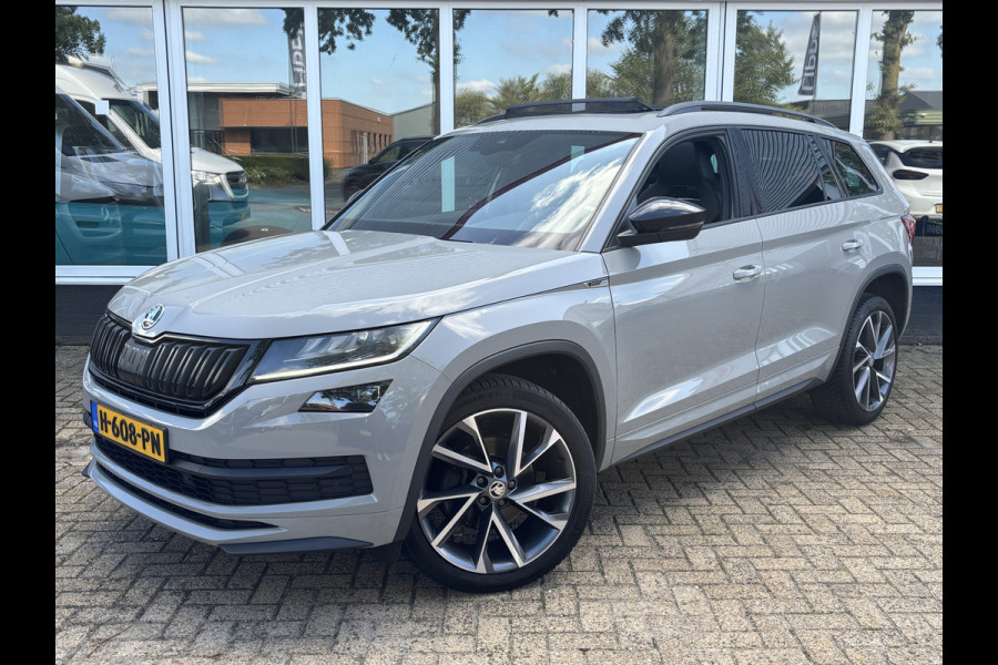 Škoda Kodiaq 1.5 TSI Sportline Business 7p. | Trekhaak | Pano | Sfeerverlichting | Apple Carplay | Stoelverwarming