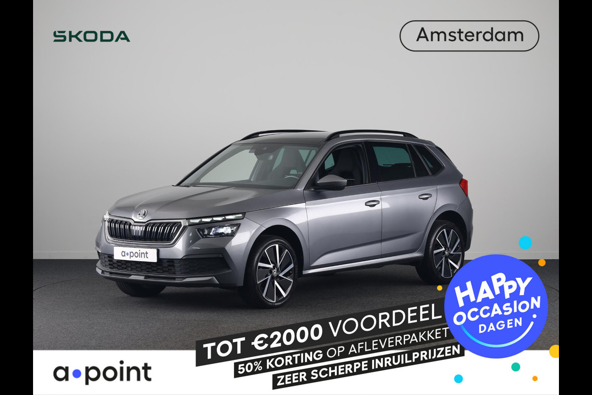 Škoda Kamiq Sport Business 1.0 TSI 110pk DSG-7 | Panoramadak | Navigatie | Parkeercamera | Cirtual Cockpit | Led koplampen | 18 inch Lichtmetalen velgen