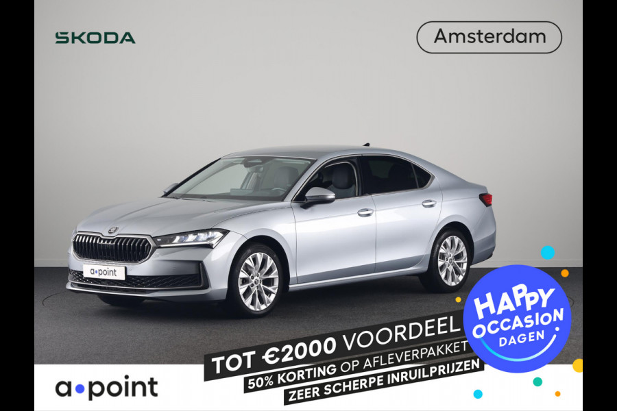 Škoda Superb 1.5 TSI MHEV First Edition 150pk | Navigatie | Trekhaak | Parkeercamera | 18 inch lichtmetalen velgen | Verlengde garantie |