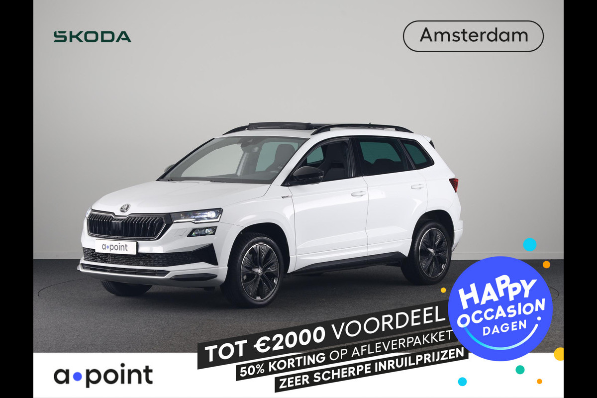 Škoda Karoq 1.5 TSI ACT Sportline Business | Panorama schuifdak | Virtual pedal | Travel assist pakket | 230v en usb aansluiting