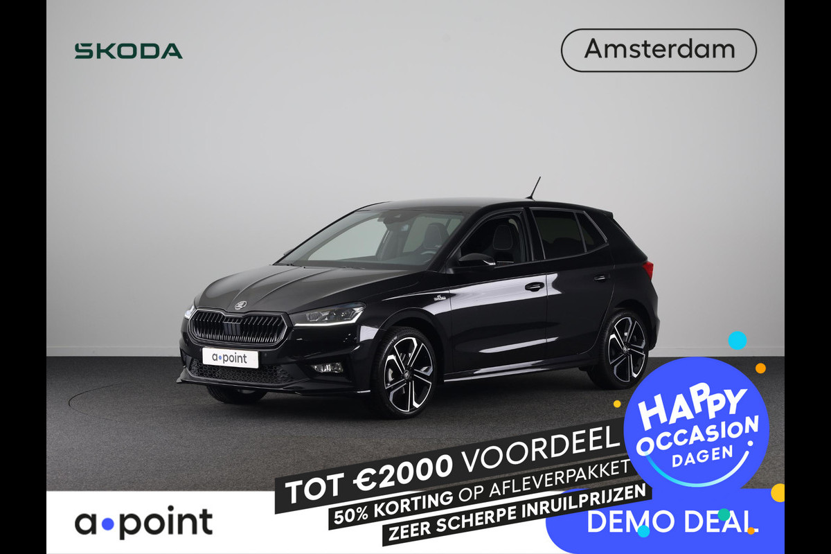 Škoda Fabia 1.0 TSI Monte Carlo 115pk DSG-7 | Led Matrix | 18 inch | Navigatiepakket | Adaptive Cruise Control | Stoelverwarming