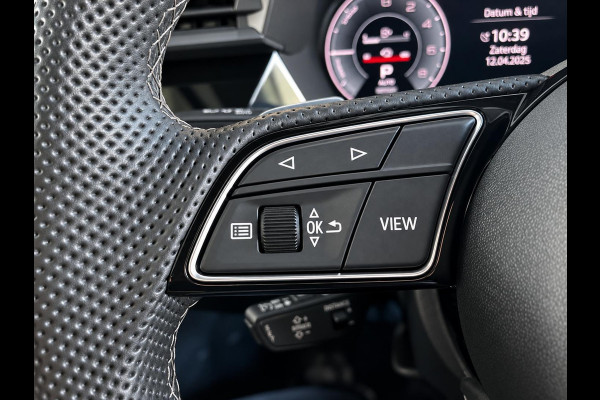 Audi A3 Sportback 40 TFSI e 204pk Automaat S-Line edition Comfort pakket Plus Lichtmetalen Velgen 18" Matrix Led Parkeer sensoren Camera Cruise Control Adaptive Navigatie Apple Carplay/Android Auto