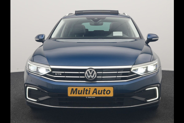 Volkswagen Passat 1.4 TSI PHEV GTE Business 218pk Dealer O.H. | Trekhaak Af Fabriek | Panodak | Head Up | Adaptive Cruise | 360 Camera | Dynaudio | Lederen Sportstoelen Memory & Massage | IQ Light | Stoelen & Stuur Verwarmd | Blis | Keyless | Apple Carplay | Plug In Hybrid |
