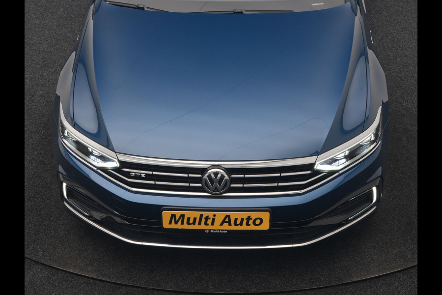 Volkswagen Passat 1.4 TSI PHEV GTE Business 218pk Dealer O.H. | Trekhaak Af Fabriek | Panodak | Head Up | Adaptive Cruise | 360 Camera | Dynaudio | Lederen Sportstoelen Memory & Massage | IQ Light | Stoelen & Stuur Verwarmd | Blis | Keyless | Apple Carplay | Plug In Hybrid |