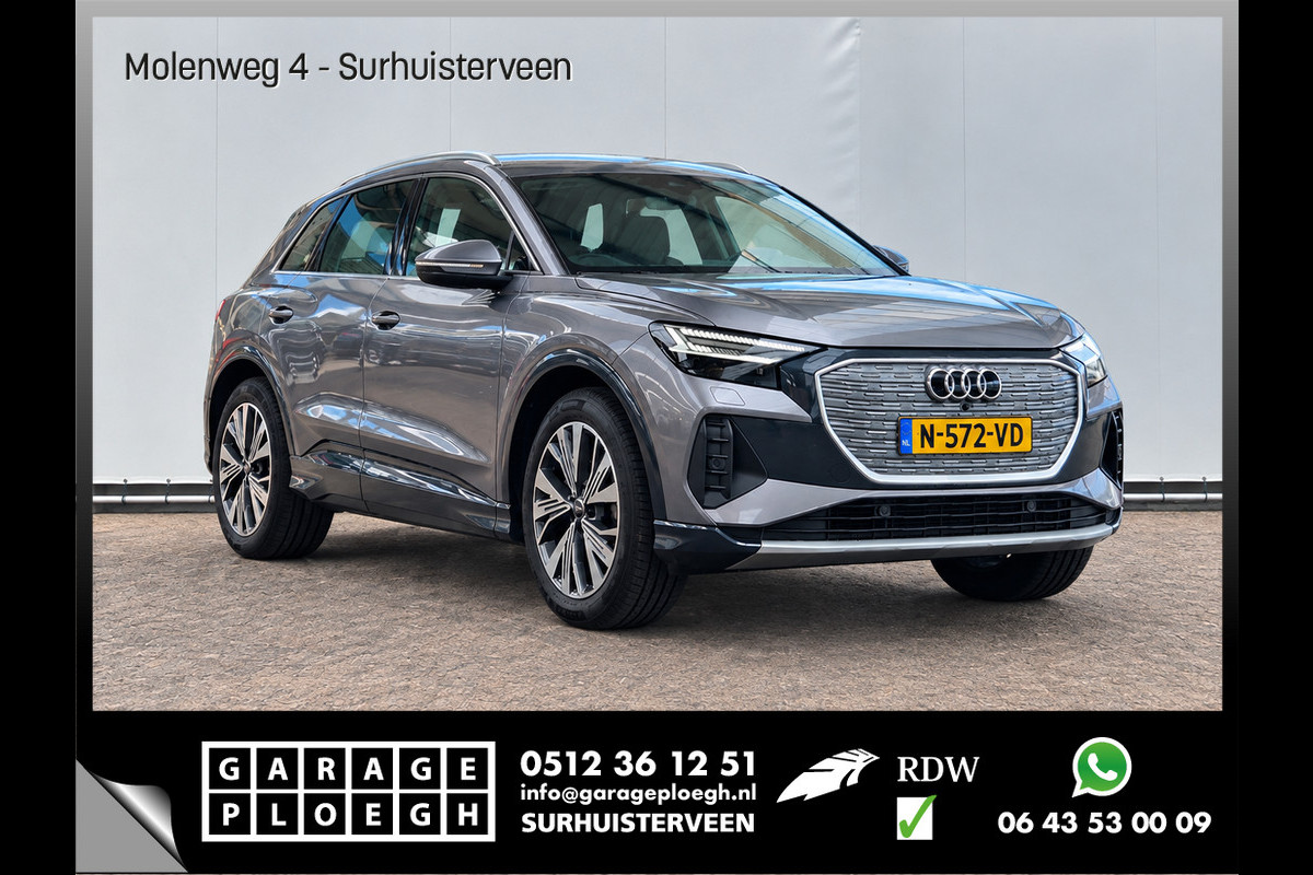 Audi Q4 e-tron 40 edition 77 kWh Soh 92% Leer Trekhaak Carplay Camera Advanced