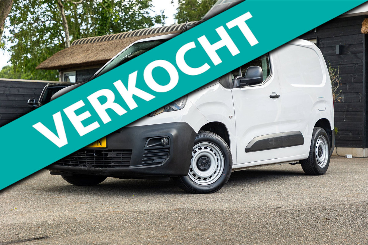 Peugeot Partner 1.5 BlueHDI Premium Kasteninrichting I Airco I Cruise I Apple I Android I Parkeersensoren