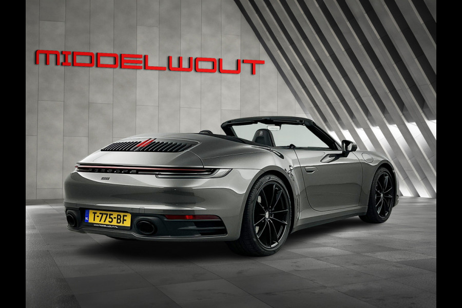 Porsche 911 992 Cabrio 3.0 Carrera Sport chrono/PDLS/Luchtvering/Sport uitlaat/carplay