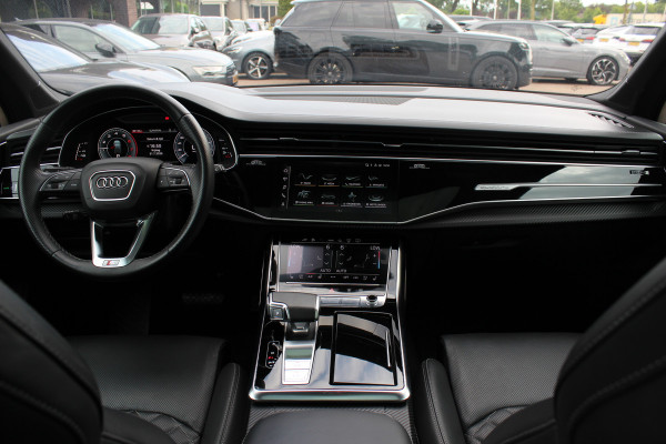 Audi Q7 60 TFSI e quattro Competition / SoH 91,5% / Trekhaak / Panoramadak / 360Camera / Head-up / Softclose / Luchtvering / 22'' / Keyless / Matrix LED / Carbon intr. / Stoelventilatie+Verwarming / Stuurverwarming / Bose / Dodeh