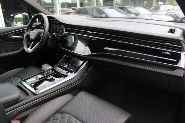 Audi Q7 60 TFSI e quattro Competition / SoH 91,5% / Trekhaak / Panoramadak / 360Camera / Head-up / Softclose / Luchtvering / 22'' / Keyless / Matrix LED / Carbon intr. / Stoelventilatie+Verwarming / Stuurverwarming / Bose / Dodeh