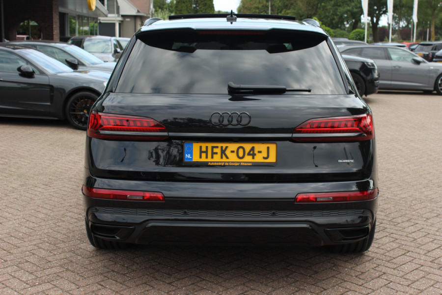 Audi Q7 60 TFSI e quattro Competition / SoH 91,5% / Trekhaak / Panoramadak / 360Camera / Head-up / Softclose / Luchtvering / 22'' / Keyless / Matrix LED / Carbon intr. / Stoelventilatie+Verwarming / Stuurverwarming / Bose / Dodeh