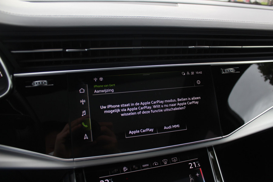 Audi Q7 60 TFSI e quattro Competition / SoH 91,5% / Trekhaak / Panoramadak / 360Camera / Head-up / Softclose / Luchtvering / 22'' / Keyless / Matrix LED / Carbon intr. / Stoelventilatie+Verwarming / Stuurverwarming / Bose / Dodeh