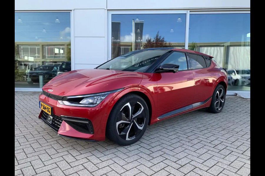 Kia Ev6 GT-Line AWD 77.4 kWh All Wheel Drive 326PK | Navi | Adapt. Cruise | Schuif-/kanteldak | Stoel-/stuurverwarming