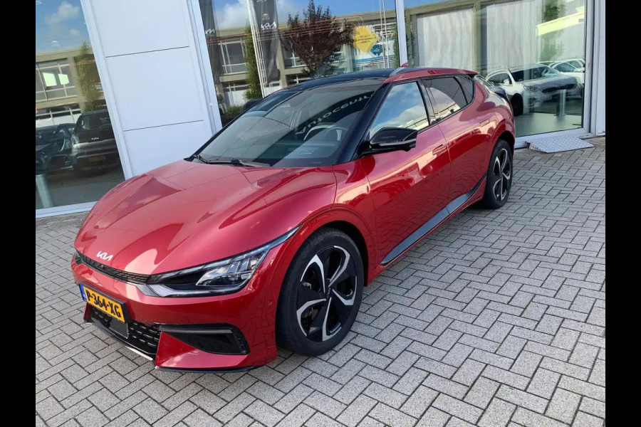 Kia Ev6 GT-Line AWD 77.4 kWh All Wheel Drive 326PK | Navi | Adapt. Cruise | Schuif-/kanteldak | Stoel-/stuurverwarming