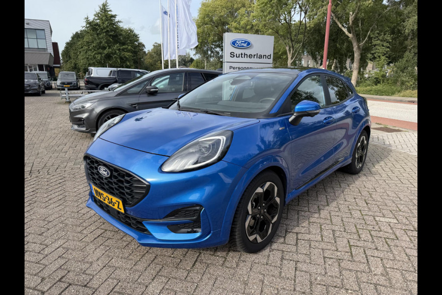 Ford Puma 1.0 EcoBoost Hybrid 155pk Automaat | Panoramadak | Afneembare trekhaak | Winter Pack | Adaptive cruise control | 360 graden camera | Bang&Olufsen | Elektrsiche achterklep | Matrix LED