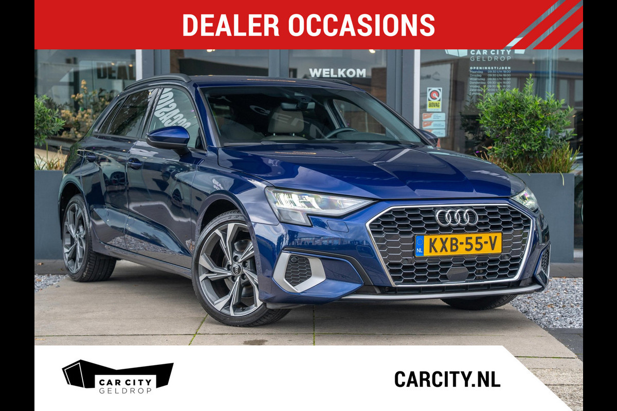 Audi A3 Sportback 40 TFSI e 204pk PHEV Advanced | Lederen bekleding | Stoelverwarming | B&O