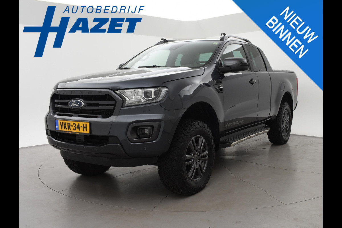 Ford Ranger 2.0 214 PK 4WD 214 PK AUT. WILDTRAK SUPERC + ADAPTIVE CRUISE | CAMERA | CARPLAY | TREKHAAK 3500 KG